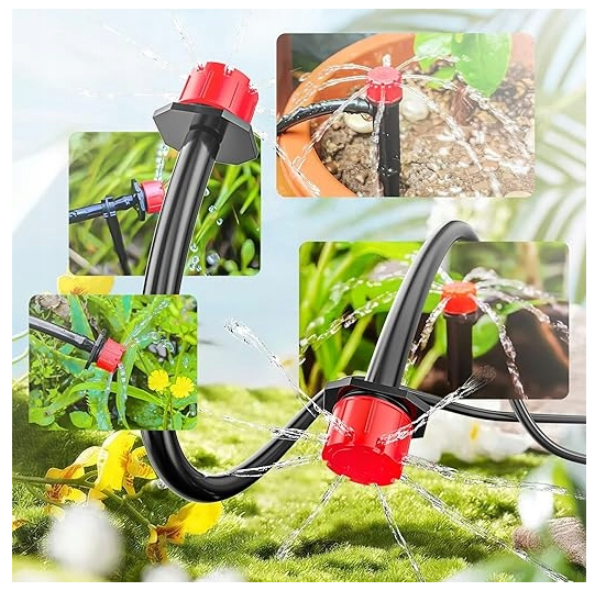 SYSTEM NAWADNIAJĄCY 25M ZESTAW DO NAWADNIANIA DO TRAWNIKÓW OGRODU ZRASZACZ