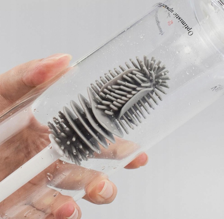 SILIKONOWA SZCZOTKA MYJKA MYCIA SZKLANEK BUTELEK