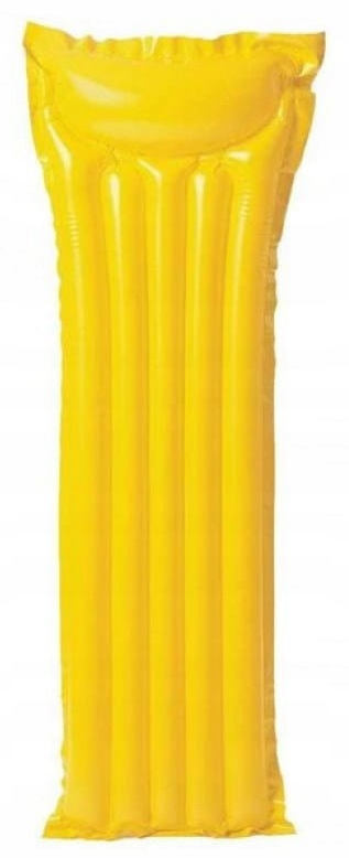 DMUCHANY MATERAC DO PŁYWANIA 183 x 69 cm ŻÓŁTY