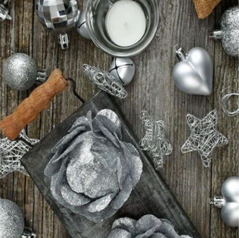 Spray Lakier Farba Dekoracyjny Ozdobny Do Kwiatów Doniczek Srebrny 250ml