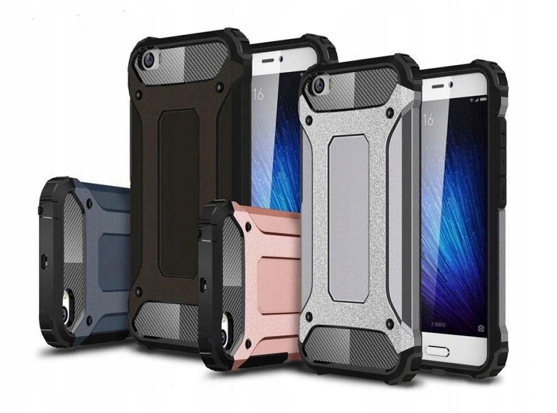 Pancerne Etui Pokrowiec Plecki Do Xiaomi Redmi 4A Twarde Armor Case Czarne