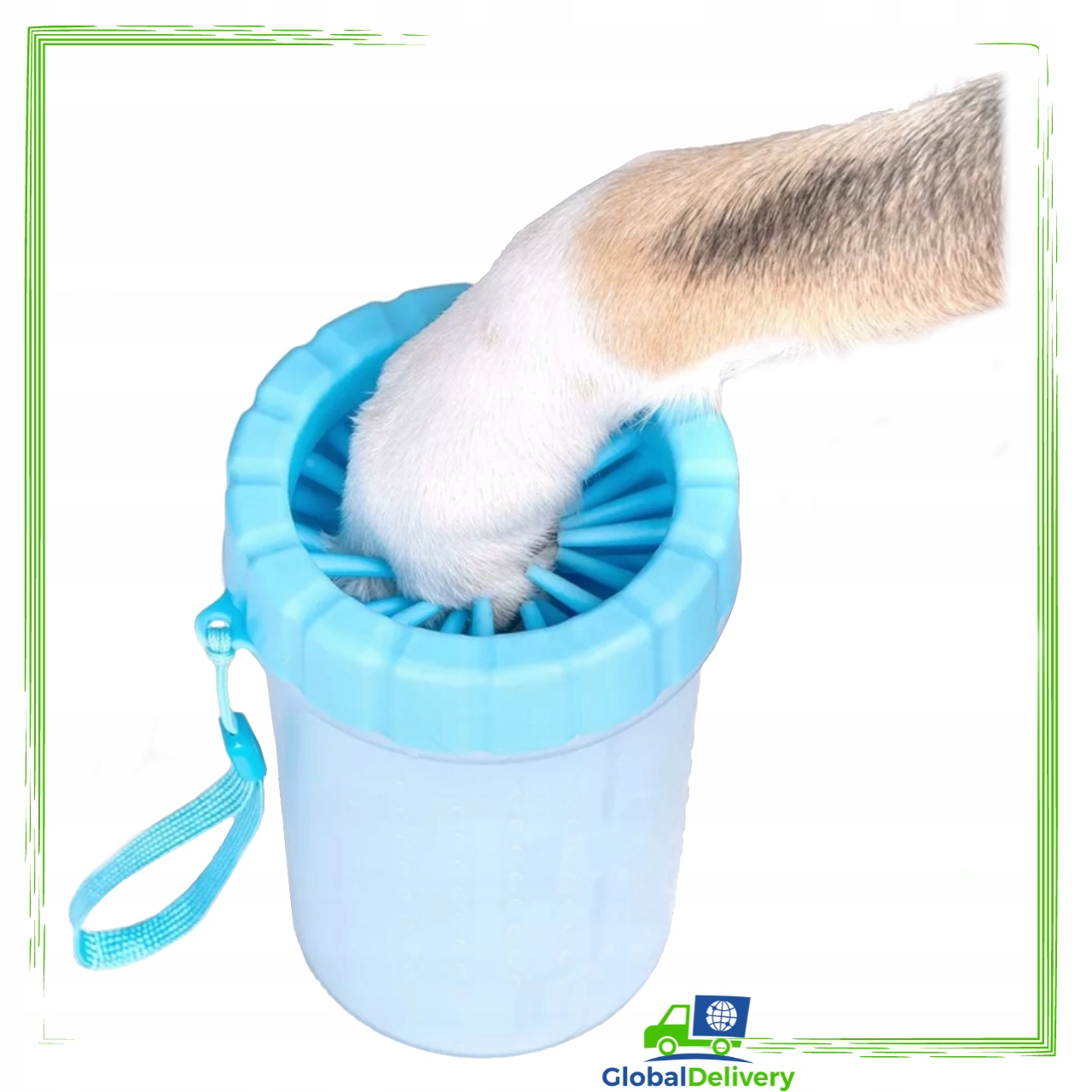 CZYŚCIK ŁAP MYJKA PSA KOTA SYLIKONOWY KUBEK S-M