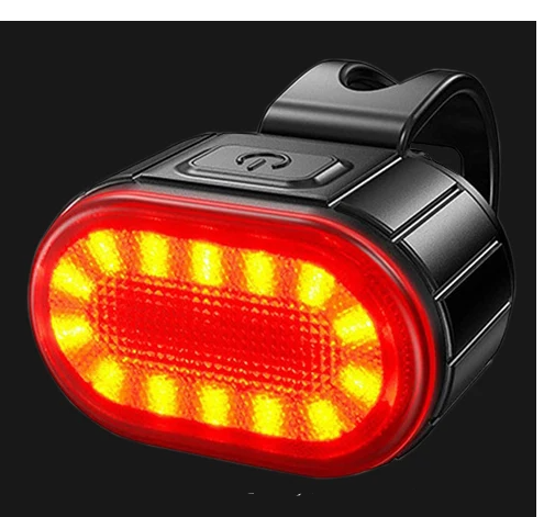 LAMPKA ROWEROWA PRZÓD I TYŁ NA KIEROWNICĘ MOCNA LED USB ŚWIATŁO AKUMULATOR