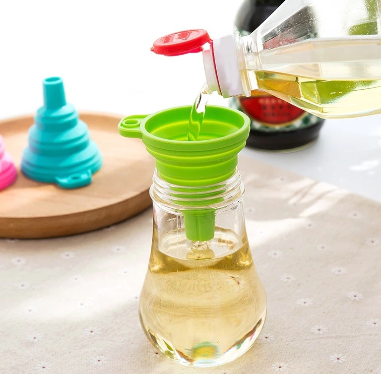 SILIKONOWY LEJEK KUCHENNY SKŁADANY HARMONIJKA OLEJ