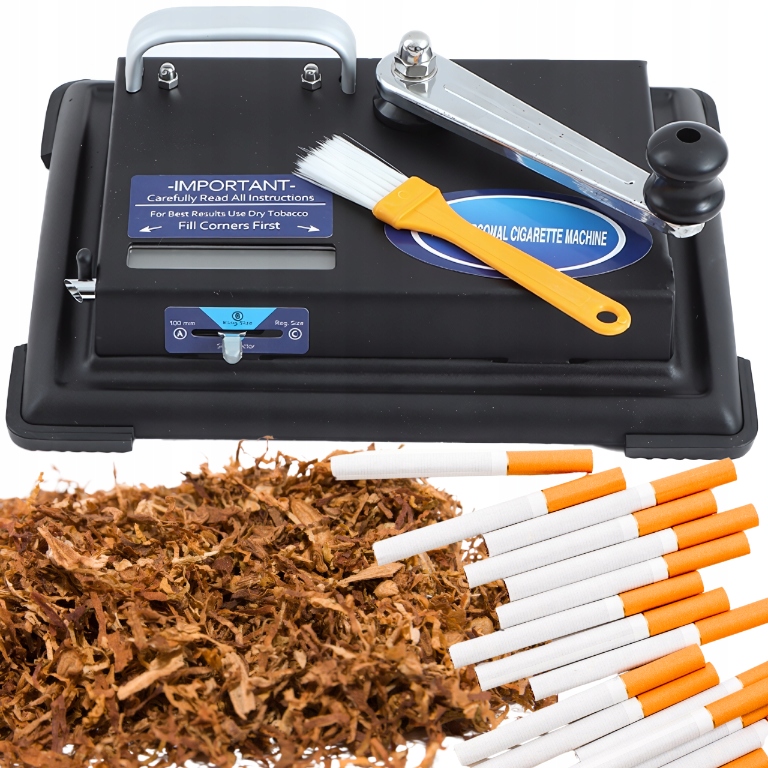 MASZYNKA DO PAPIEROSÓW TYTONIU TŁOKOWA NABIJARKA RĘCZNA REGULOWANA DŁUGOŚĆ