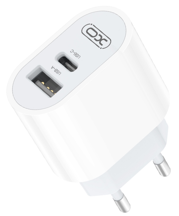 Ładowarka Sieciowa USB + USB TYP C XO L97 Kabel