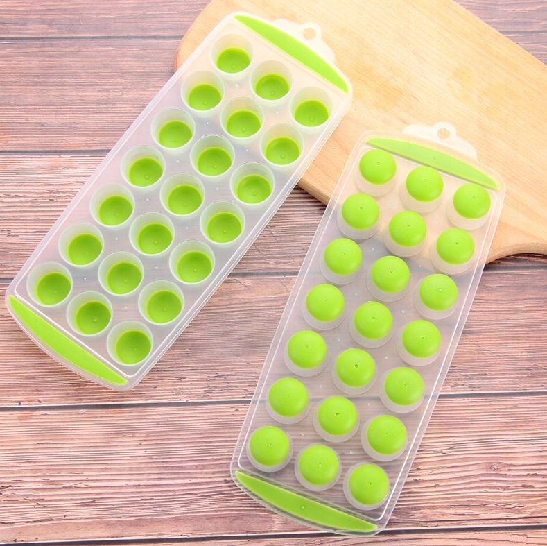 Silikonowa Foremka Forma Do Kostek Lodu Kostkarka Wielokrotnego Użytku XL