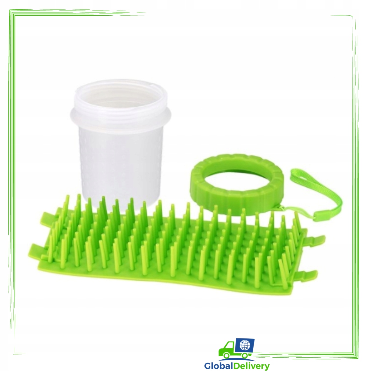 CZYŚCIK ŁAP MYJKA PSA KOTA SYLIKONOWY KUBEK S-M