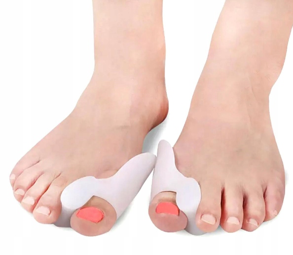 Żelowy separator dużego palca 3w1 elastyczny klin na haluksy dużego palca