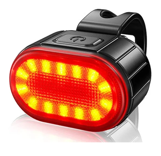 LAMPKA ROWEROWA PRZÓD I TYŁ NA KIEROWNICĘ MOCNA LED USB ŚWIATŁO AKUMULATOR