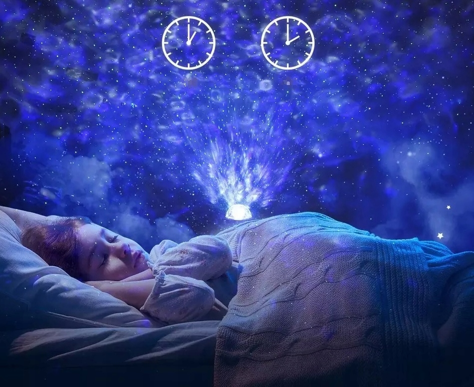 PROJEKTOR GWIAZD RZUTNIK NIEBA LAMPKA NOCNA LED GŁOŚNIK BLUETOOTH + PILOT