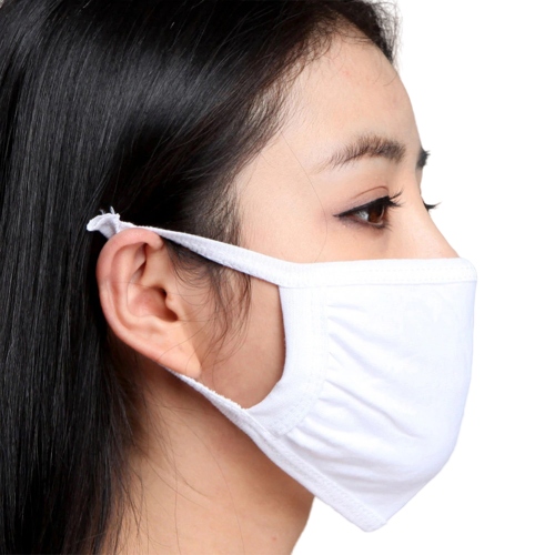 Opaska Bawełniana Maska Biała