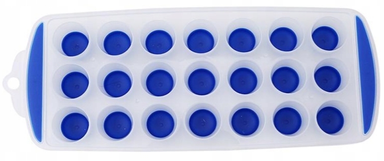 Silikonowa Foremka Forma Do Kostek Lodu Kostkarka Wielokrotnego Użytku XL