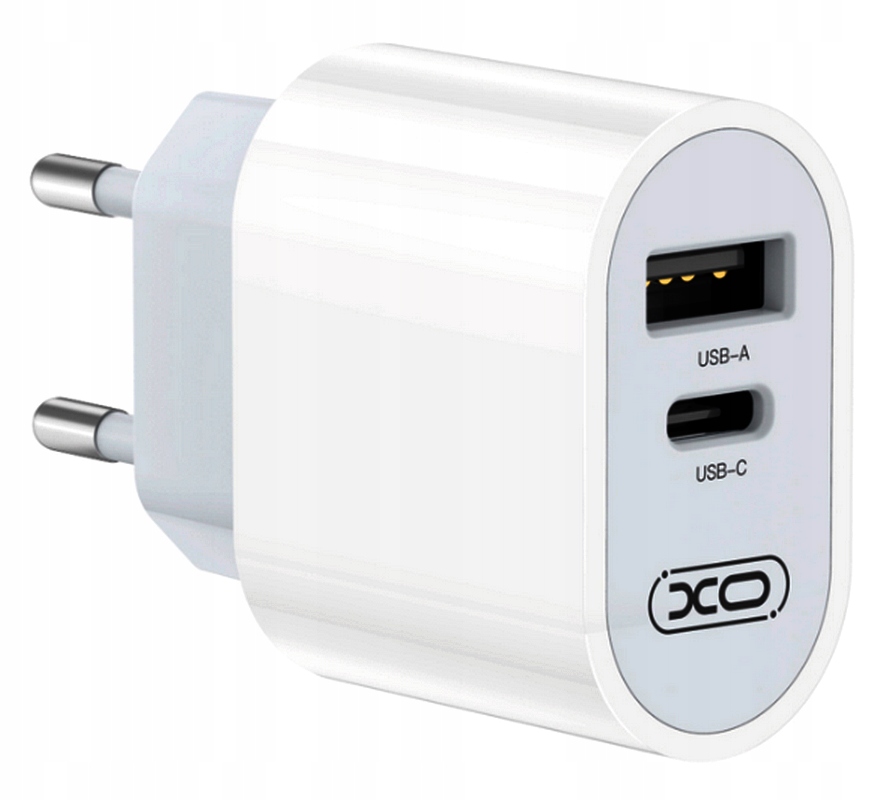 Ładowarka Sieciowa USB + USB TYP C XO L97 Kabel
