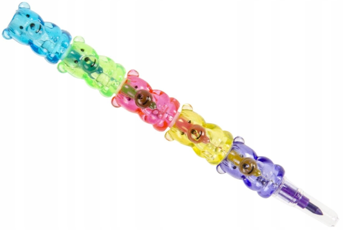 TD Push coloring pencil / Kredki Misiek 5 misiów