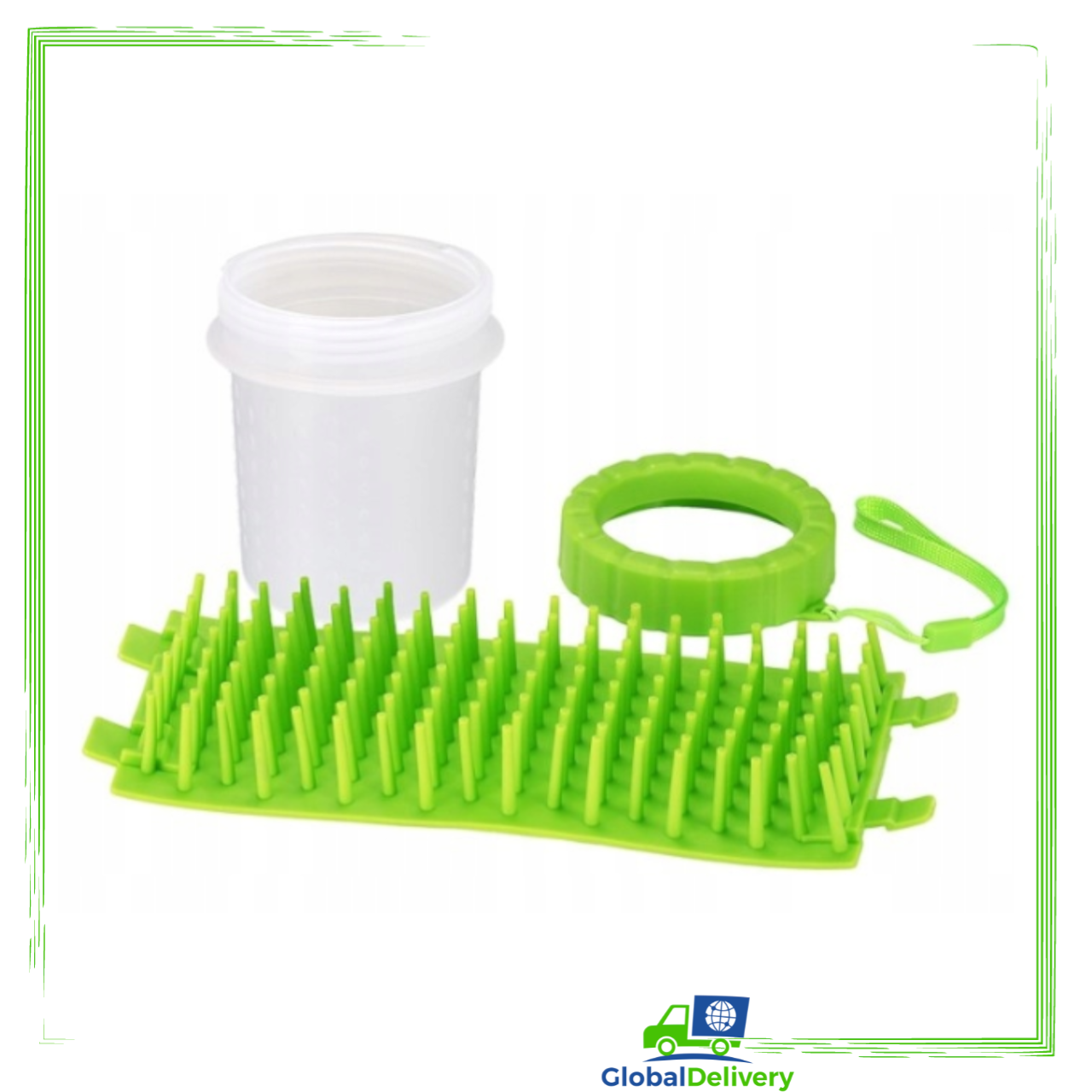 CZYŚCIK ŁAP MYJKA PSA KOTA SYLIKONOWY KUBEK S-M