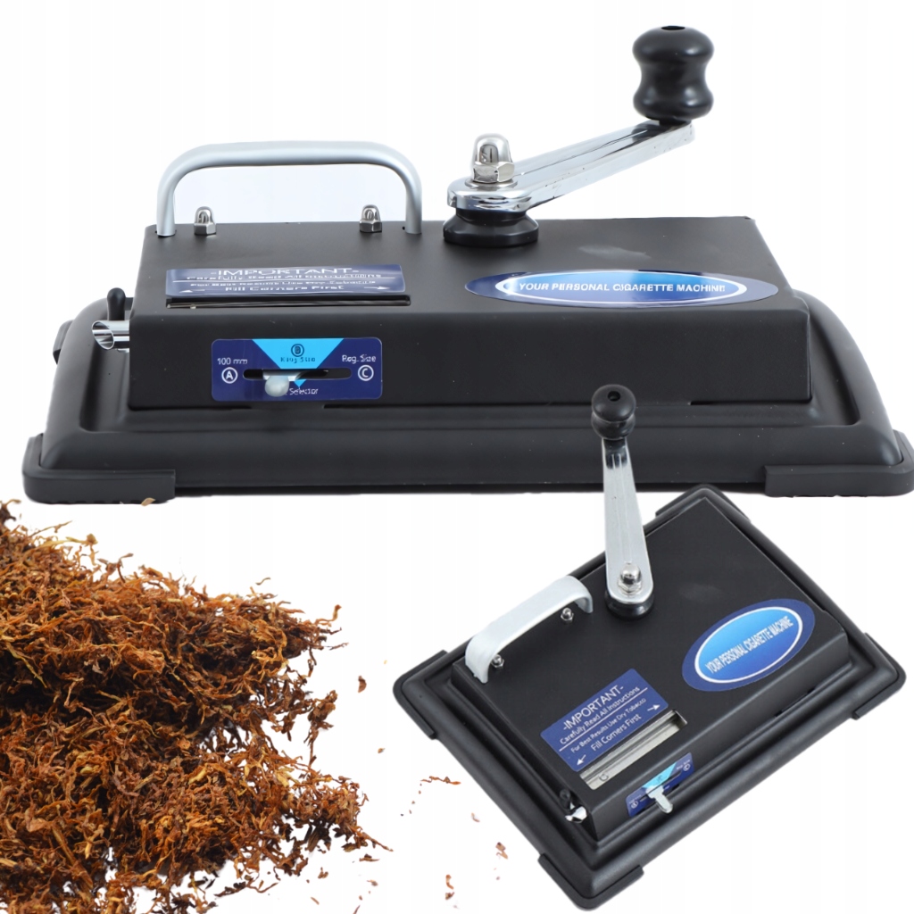 MASZYNKA DO PAPIEROSÓW TYTONIU TŁOKOWA NABIJARKA RĘCZNA REGULOWANA DŁUGOŚĆ