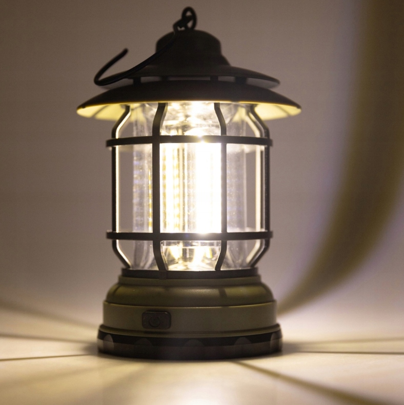 Lampa Akumulatorowa Latarnia Kempingowa LED USB-C