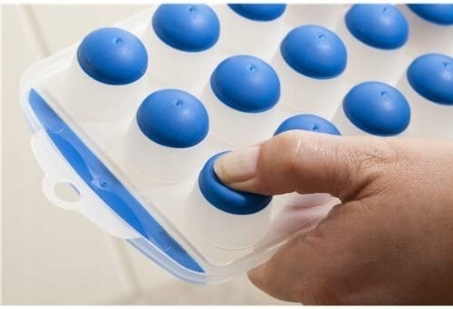 Silikonowa Foremka Forma Do Kostek Lodu Kostkarka Wielokrotnego Użytku XL