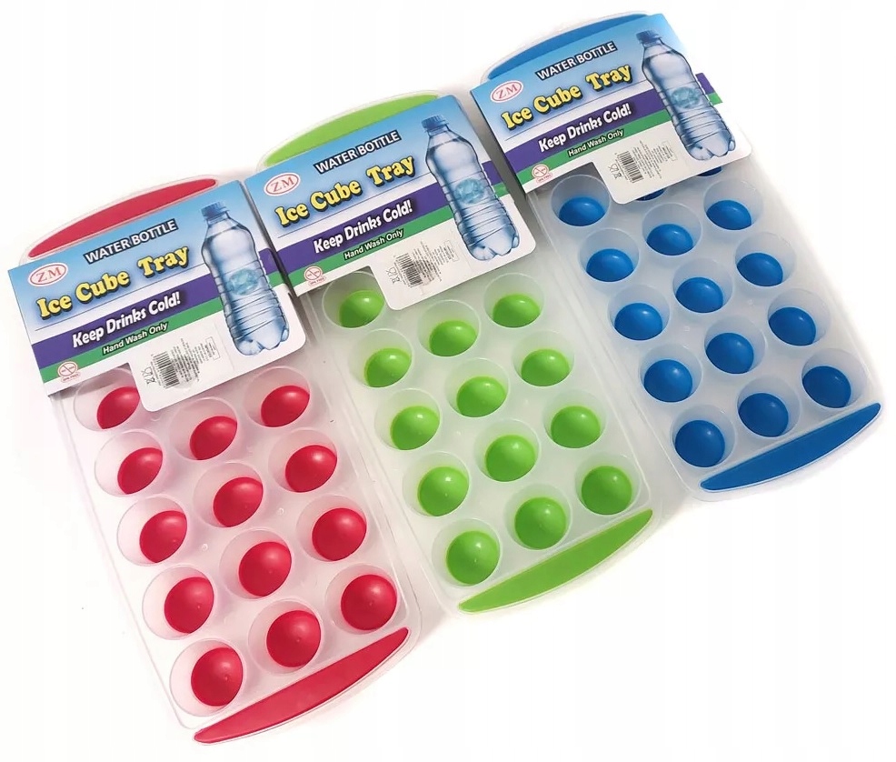 Silikonowa Foremka Forma Do Kostek Lodu Kostkarka Wielokrotnego Użytku XL