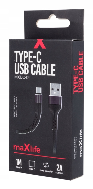 Maxlife kabel MXUC-01 USB - Lightning 1,0 m 2A