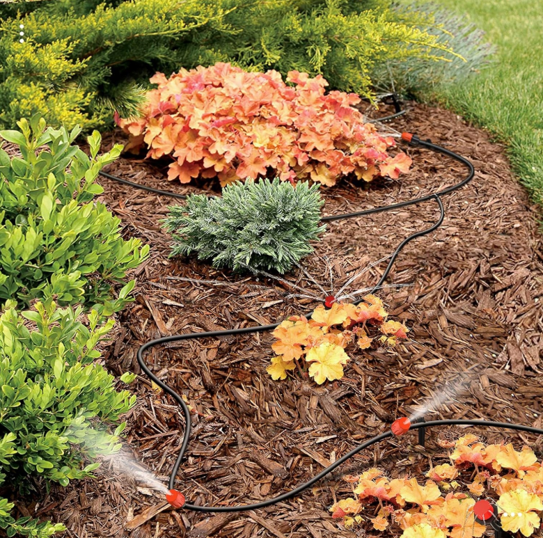 SYSTEM NAWADNIAJĄCY 25M ZESTAW DO NAWADNIANIA DO TRAWNIKÓW OGRODU ZRASZACZ