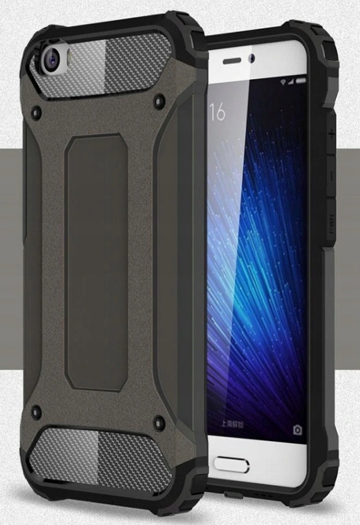 Pancerne Etui Pokrowiec Plecki Do Xiaomi Redmi 4A Twarde Armor Case Czarne