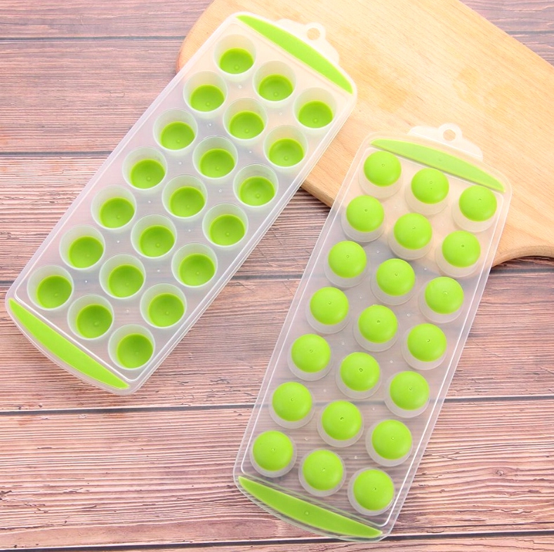 Silikonowa Foremka Forma Do Kostek Lodu Kostkarka Wielokrotnego Użytku XL