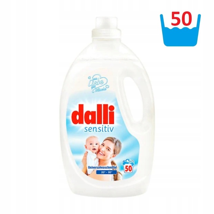 żel do prania dalli 2,75l sensitive detergent