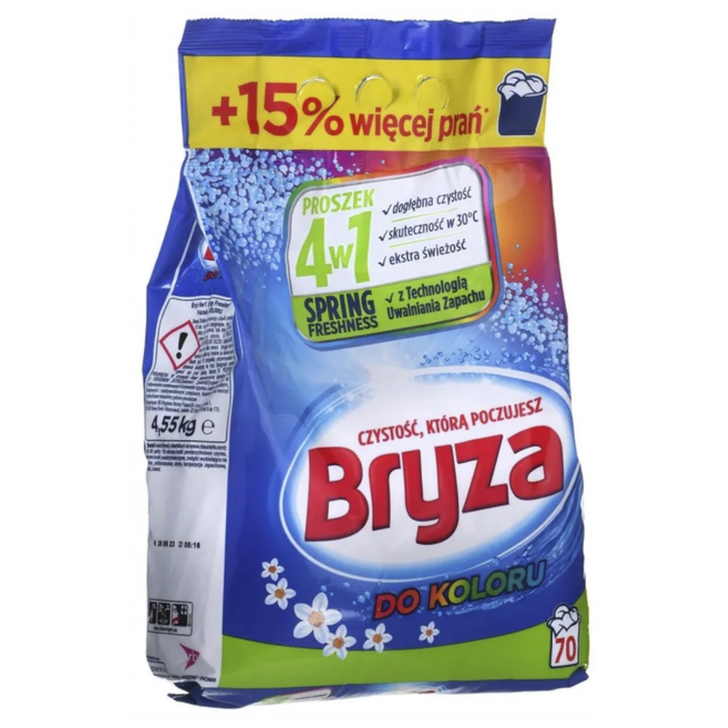 proszek do prania bryza color 4w1 do koloru spring freshness