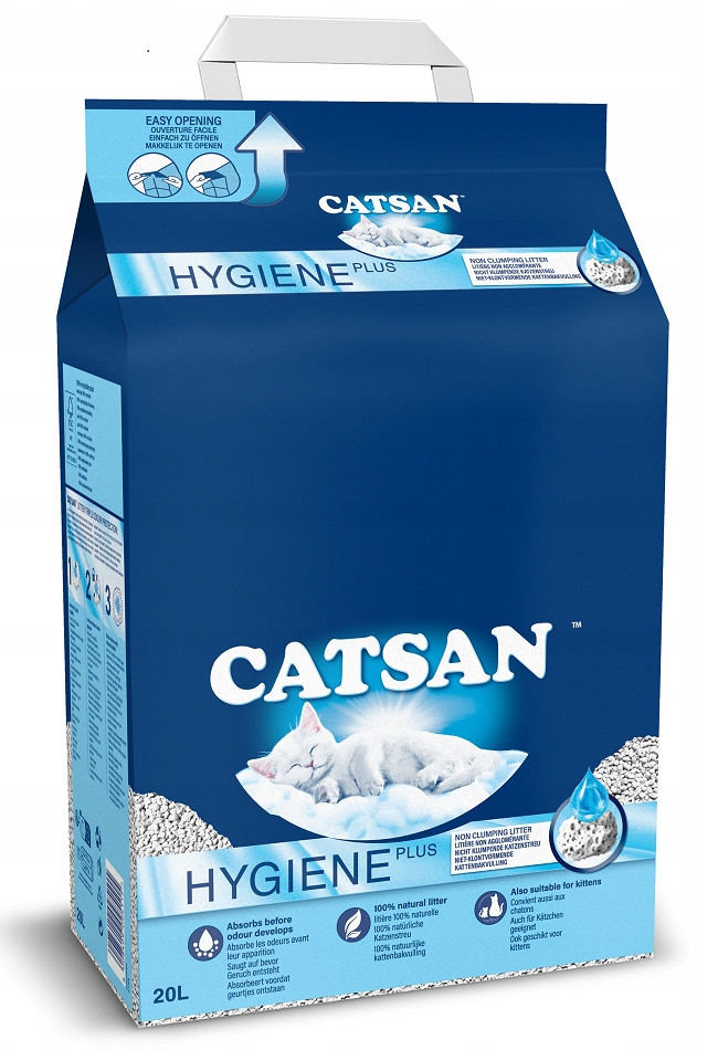 Żwirek dla kota CATSAN Hygiene Plus 20l
