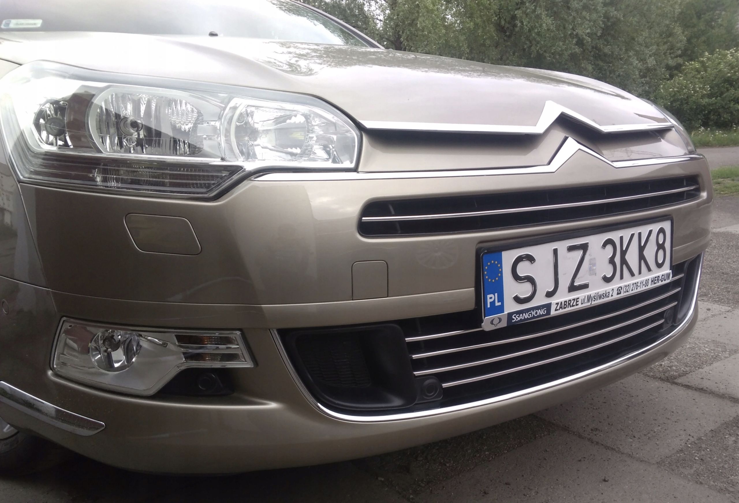 Kromirane letve za masko C5 III