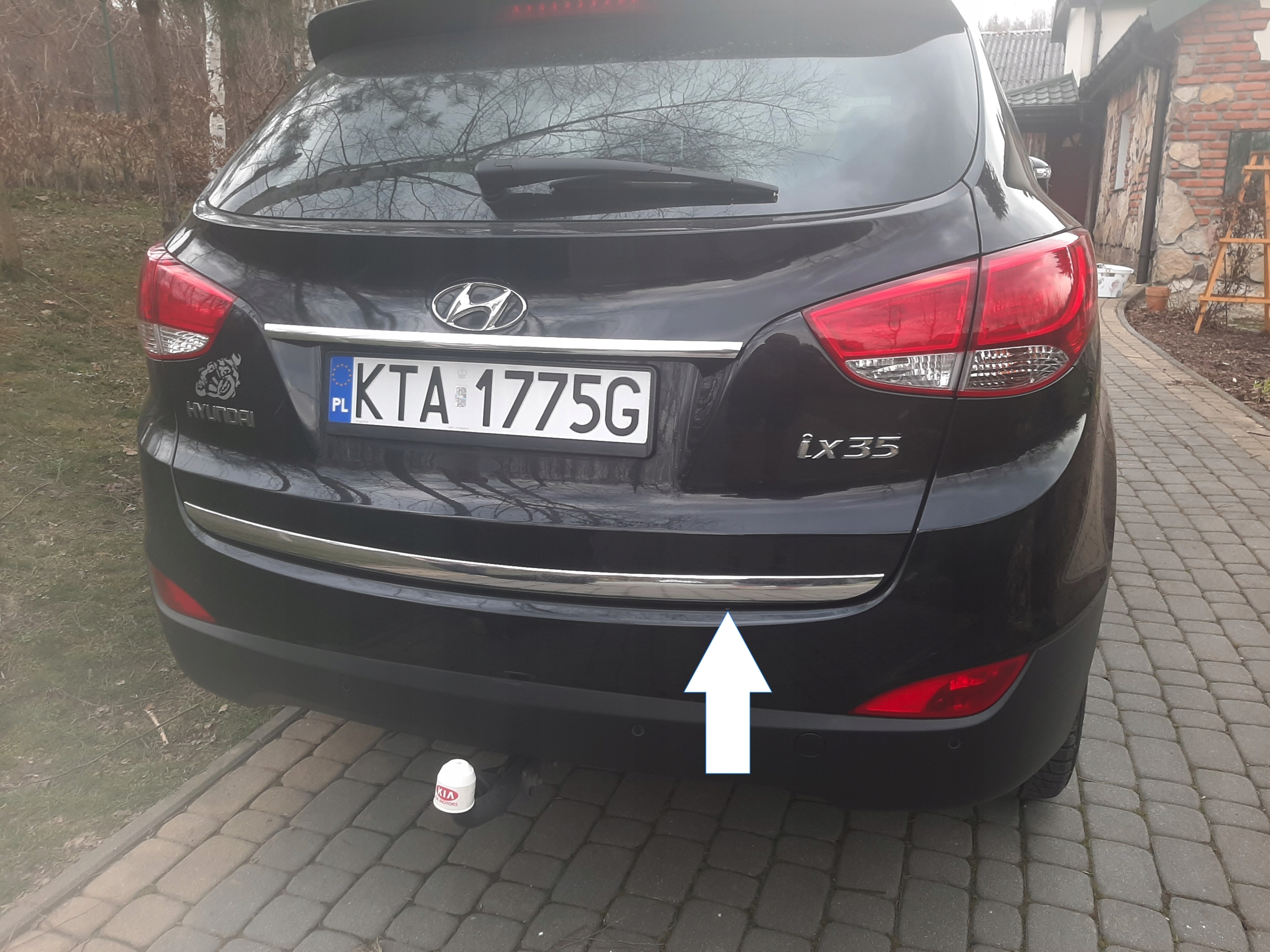 Kromirana obloga poklopca prtljažnika