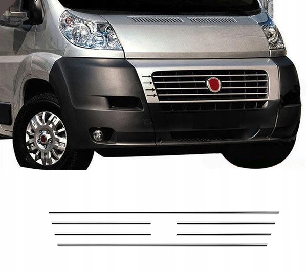 Kromirane letvice za Fiat Ducato