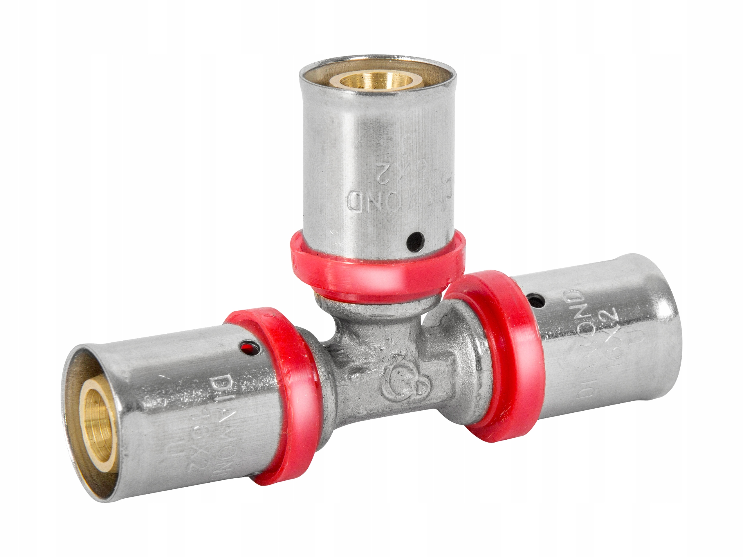 Raccordo a t tee f per tubo polietilene, diametro 25 x 3/4f x 25