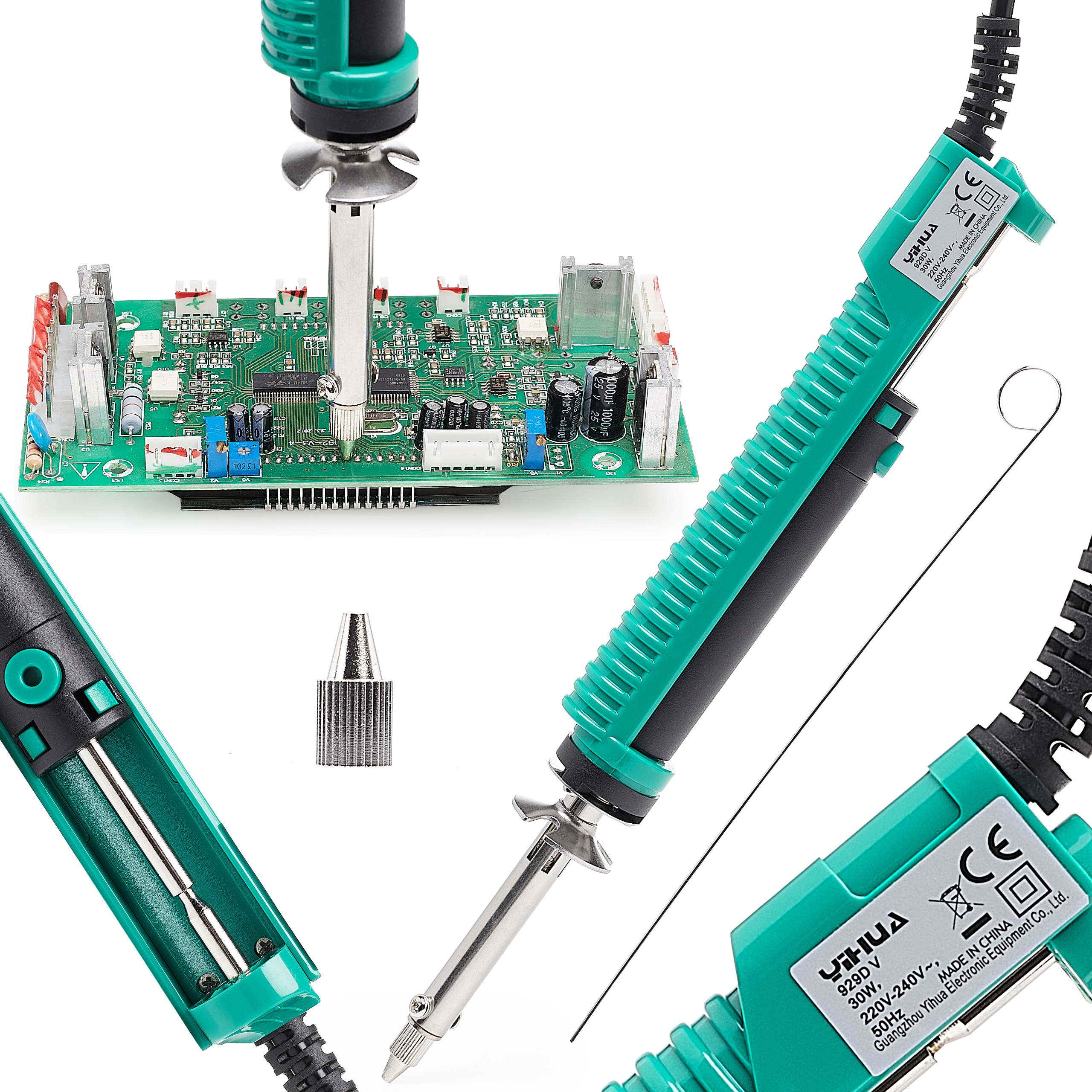 Yihua 929D-V 30W elektrisk lödavlödare