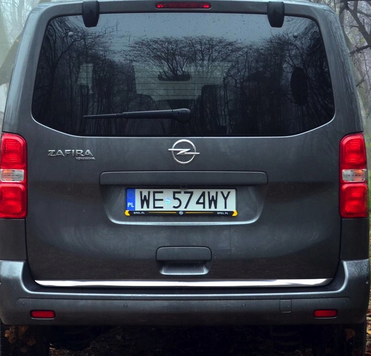 Namestitev kromirane letve Opel ZAFIRA Life