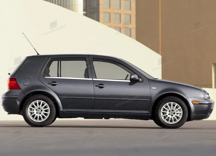 Montaža kromiranih letev za VW Golf IV