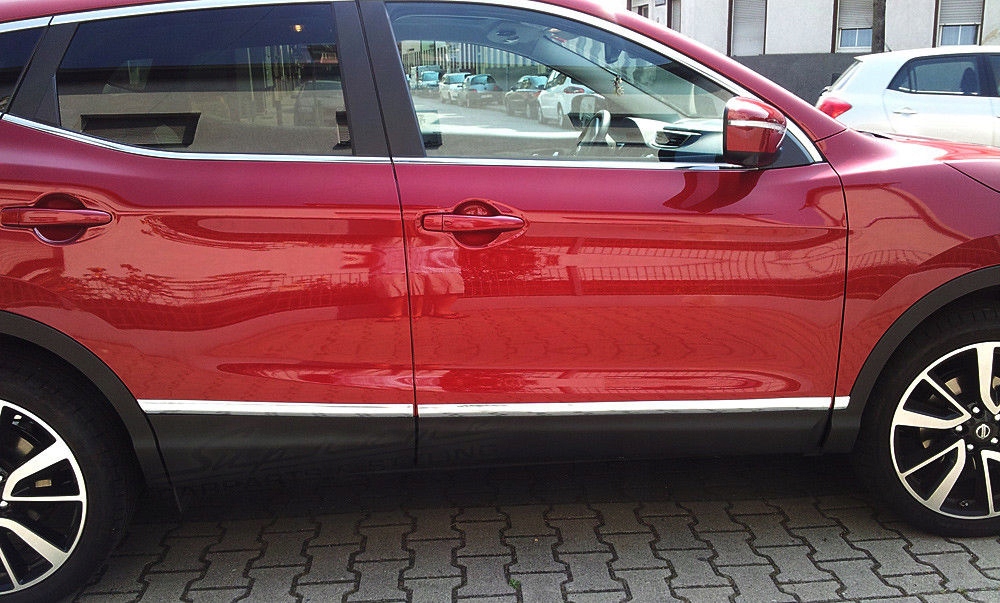 Nissan Qashqai II kromirane letvice – set