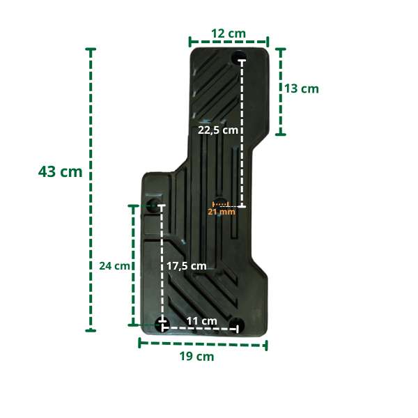 Guma odbijacza montażownicy Typ D – M-GUMA-0005