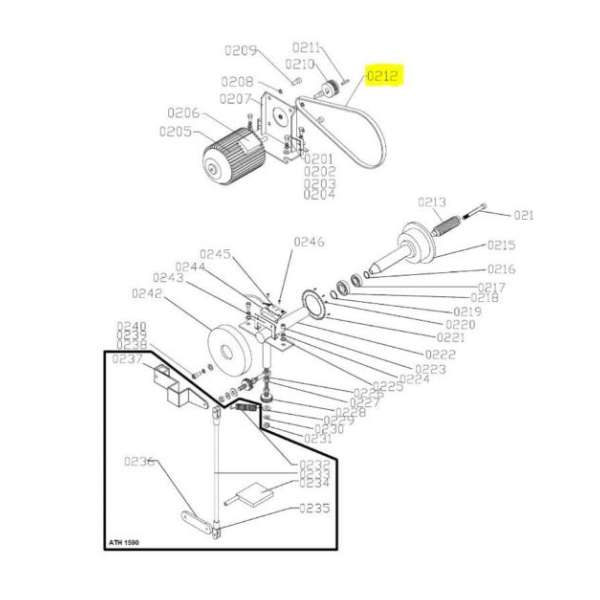 Pasek napędowy do wyważarki ATH-Heinl