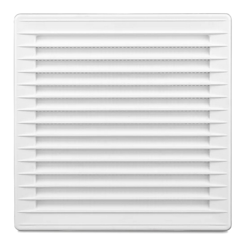 VENTILATIONSGITTER MED NET 170*170, FI 150 HVID - RX 02-244