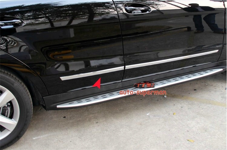 Detalj kromirane letvice za Fiat Freemont