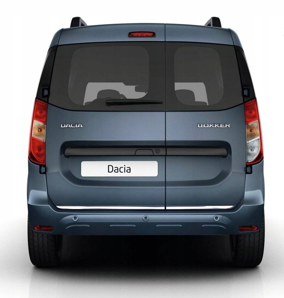 Detalji kromiranih letvica za Dacia Dokker