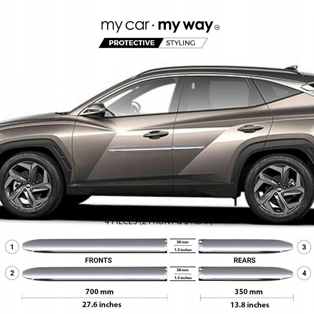 Montaža kromiranih letev Hyundai Tucson 2022+