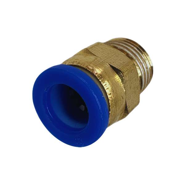 Łącznik przewód na wtyk 6mm / gwint 9,7mm