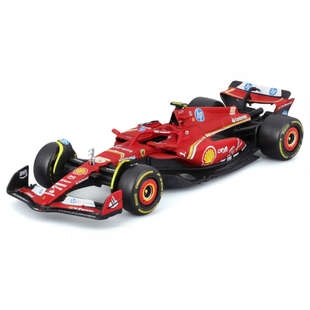 BBurago Automachetă F1 Ferrari SF-24 2024, Carlos Sainz #55, 1:43