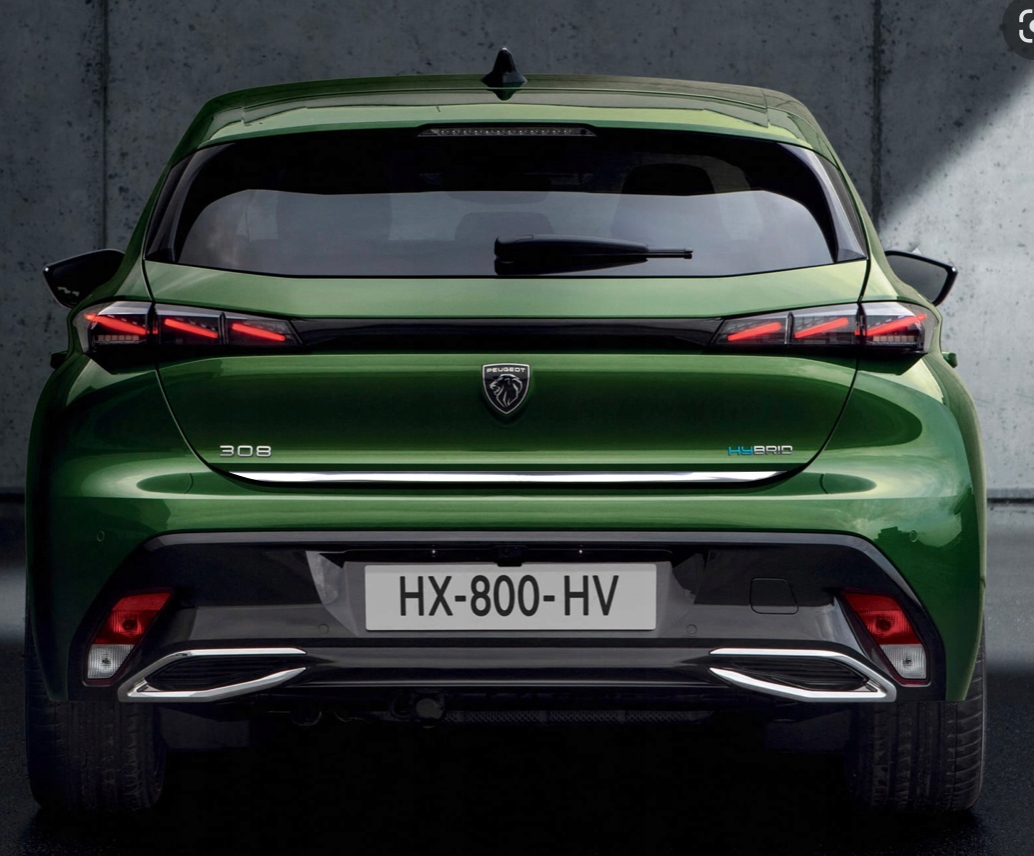 Kromirana letev za Peugeot 308 HB