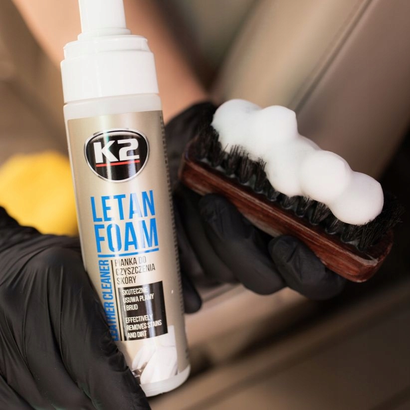 K2 Letan 200ml - wydajna pianka do każdego rodzaju skóry
