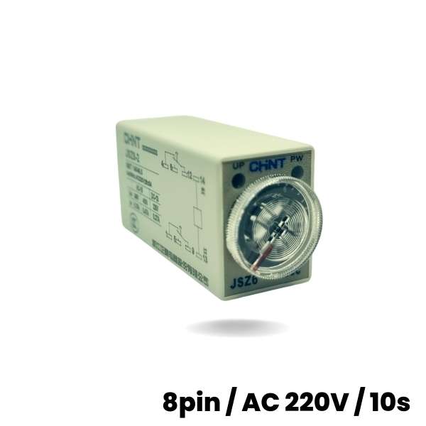Časovni rele 8-pinski AC 220V, 10s